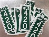#99 Mile 420 Sticker