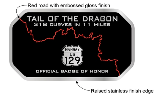 Tail of the Dragon Honor Badge