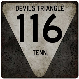 #21 Metal DEVILS TRIANGLE 12x12