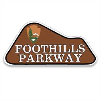 #51 Foothills Parkway Sticker