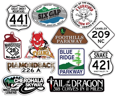 All Stickers #2  All Roads Combo Sheet