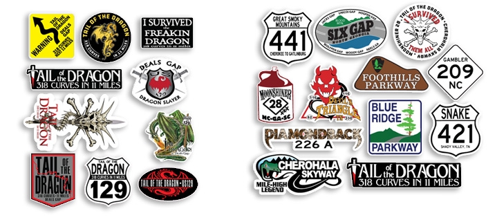 All Stickers #4 Dragons & Roads