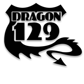 Vinyl Die Cut Dragon 129