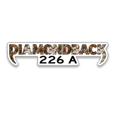 #55 Diamondback Snake Skin 226 Sticker