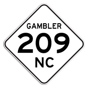 #70 Gambler NC209 Sticker