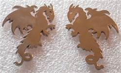 Metal Dragon Right & Left Stickers